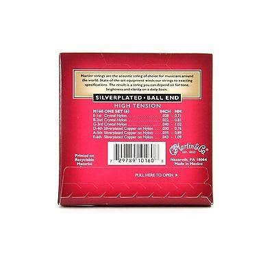Martin M160 Silverplated Ball-End HighTension Nylon Classic Guitar Strings 28-43 image 3
