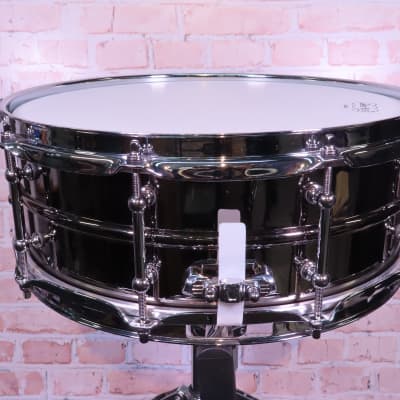 Ludwig Black Beauty Snare Drum w/Tube Lugs 5"x14" Black Chrome(Jacksonville, FL) image 4