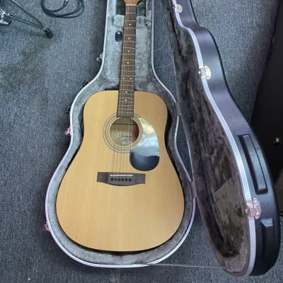Jasmine S35 Natural Acoustic Guitar with Roadrunner Case (JD 109) image 10