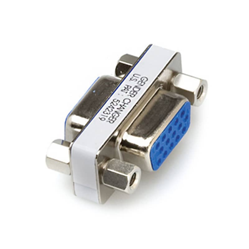 Hosa GGC-451 VGA Coupler 15 Pin to 15 Pin Female image 1