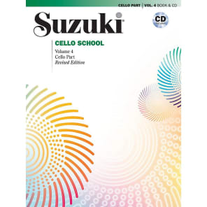 Alfred 00-40706 Suzuki Cello School - Cello Part Book/CD (Volume 4) - Revised
