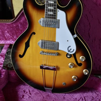 Epiphone USA Collection John Lennon “1965” Casino Vintage Sunburst w/OHSC, No.734 image 4