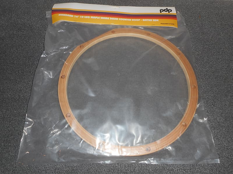 PDP 14" 10-Lug Batter Side Snare Hoop, #PDAXWH1410CB image 1