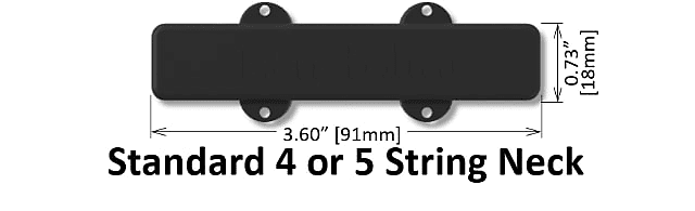 ベース bartolini 9S L/S Bartolini 9S L/S 4 String Single Coil Jazz Bass® Pickup Set