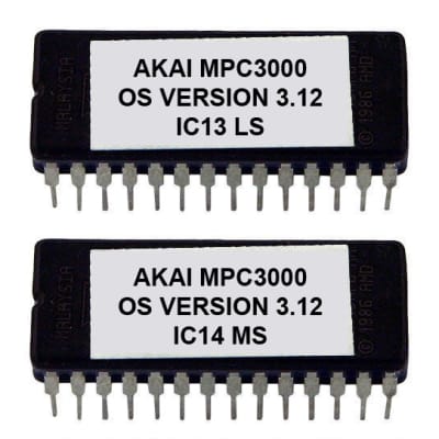Akai MPC 3000 OS 3.12 Eproms MPC3000 Sampler Upgrade Firmware Eprom Rom Chip