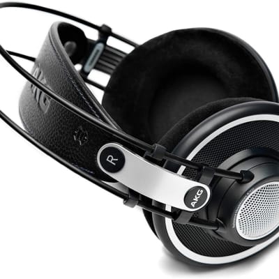 AKG Pro Audio K702 Over-Ear Open-Back Flat-Wire Studio Headphones Black image 5
