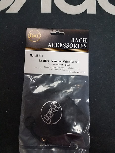 Bach 8311B Leather Trumpet/Cornet Valve Guard Jacket w/ Laces image 1