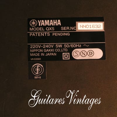 Yamaha QX5 sequenceur years made 1980' image 2