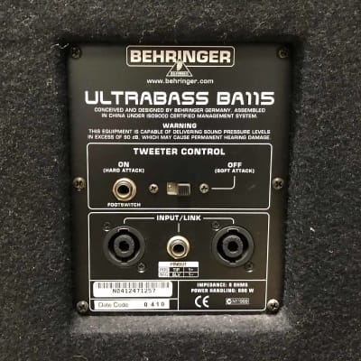 Behringer Ultrabass BA115 image 5