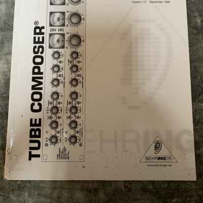 DTM・DAW BEHRINGER TUBE COMPOSER T1952 Behringer T1952 Tube Composer Stereo Tube Dynamics Processor