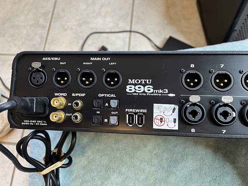 MOTU 896mk3 Hybrid Firewire / USB Audio Interface | Reverb