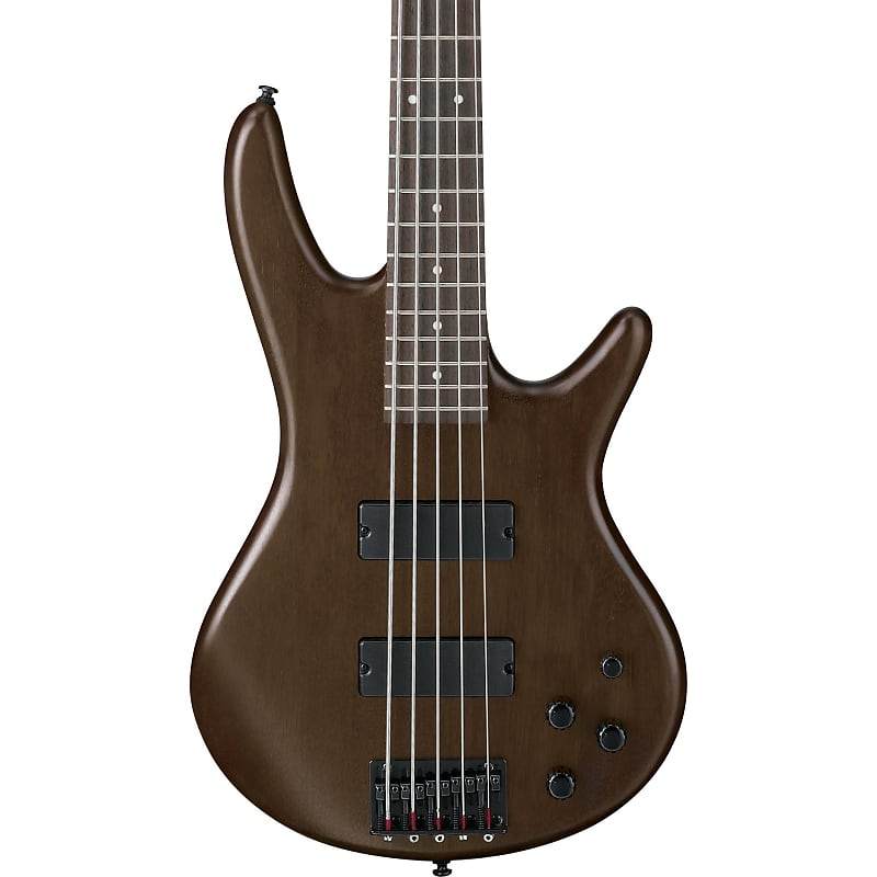 Ibanez GSR205 5-String Bass - Walnut Flat Finish image 1