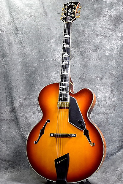 ARIA FA-BW ALB 本格スペック/アーチトップ!! 《中古即決》