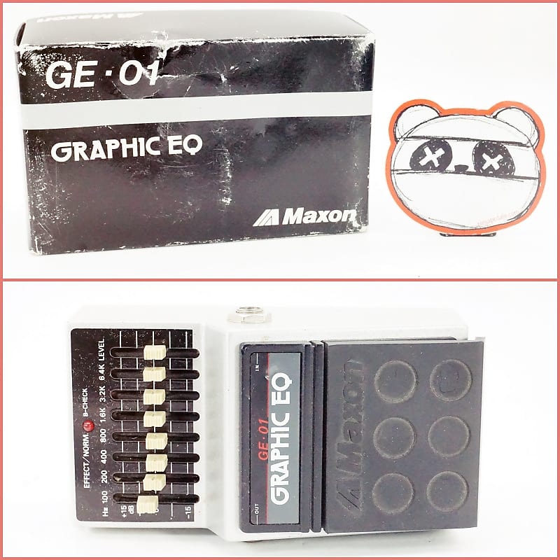 Maxon GE-01 Graphic EQ w/Box | Vintage 1980s (Japan) | Reverb Canada