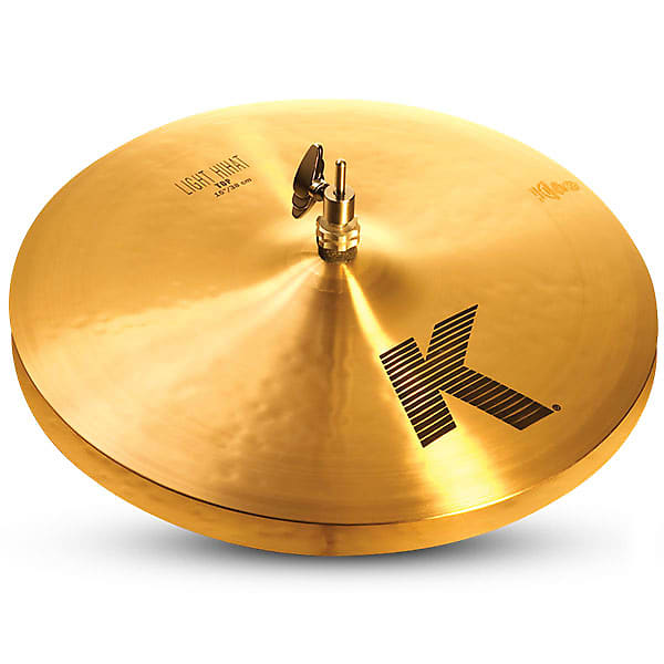 Zildjian K0923 15" K Zildjian Series Light Hihat Pair Drumset Cast Bronze Cymbals with Low Pitch and Dark Sound image 1