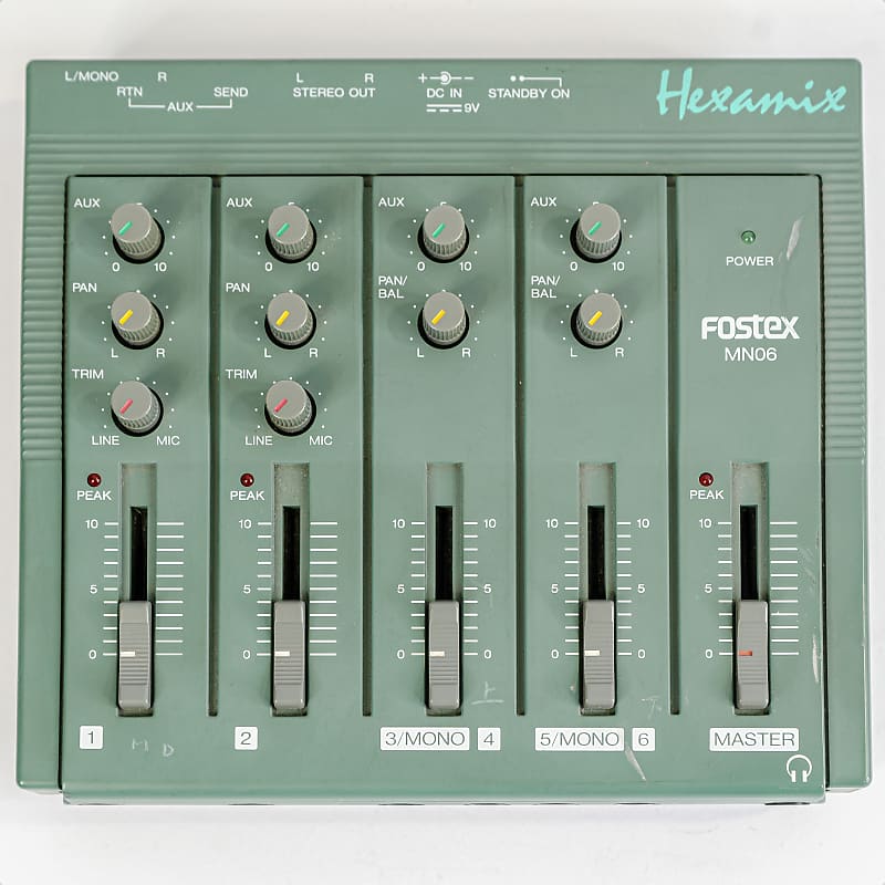Fostex MN06 Hexamix 6 Channel Stereo Mini Mixer | Reverb