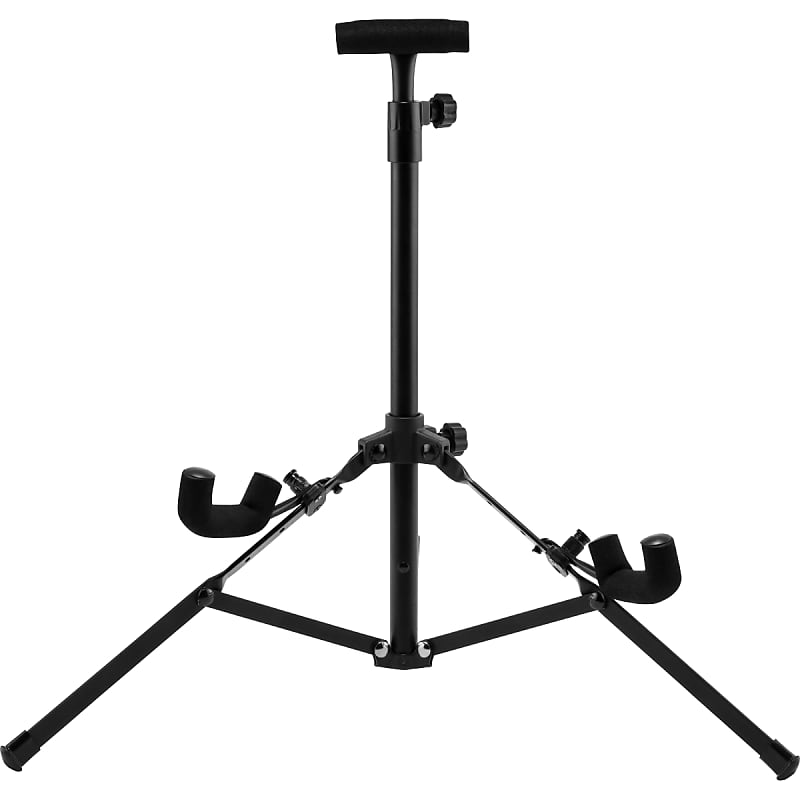 Fender Bass and Offset Mini Guitar Stand, Black image 1