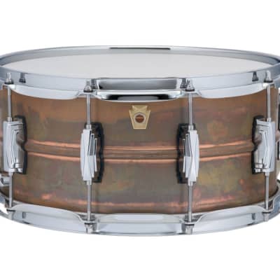 Ludwig 6.5x14" Copper  Snare - Natural Patina image 1