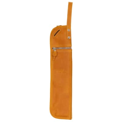 MG Leather Work Genuine leather Drumstick Bag Compact Yellow