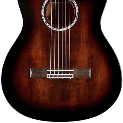 Cordoba Fusion 5 Sonata Burst Acoustic-Electric Cutaway Nylon String Guitar, Fusion Series image 2