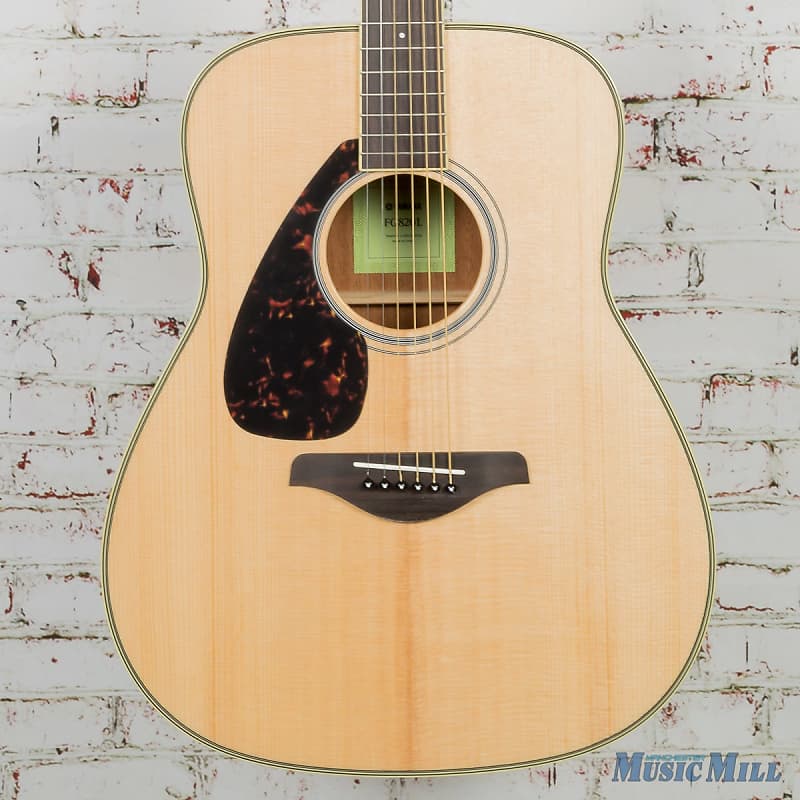 Yamaha FG820L Left-Handed Folk Acoustic Guitar Natural image 1