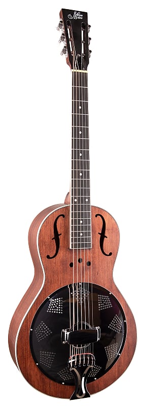 Morgan Monroe MM-PD100 Mahogany Top & Neck 6-String Parlor Acoustic Resonator Guitar - Natural image 1