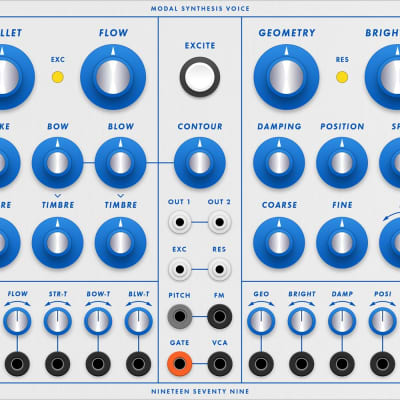 1979 Modal Synthesis Voice (MSV) for Buchla systems, based on Mutable Elements image 1