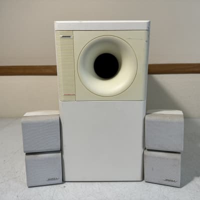 Bose Speaker, LSPS Speaker top System Subwoofer White w power cord. Good condition.