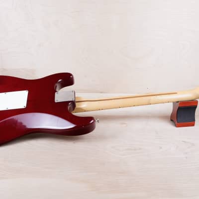 Fender Highway One Stratocaster 2002 Crimson Red Transparent w/ Hard Case image 11