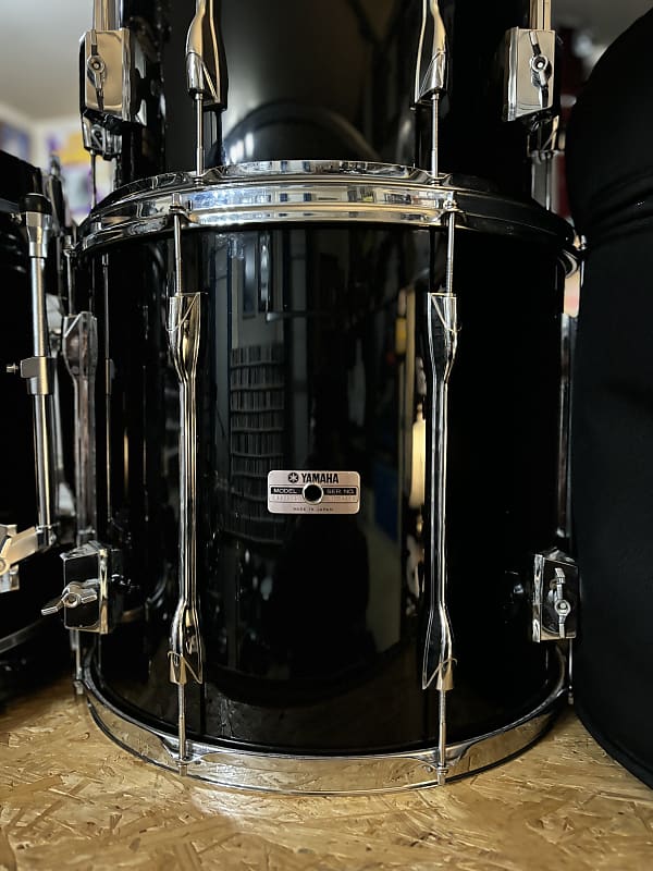 18” Yamaha Recording Custom Floor Tom 1980’s - Piano Black | Reverb