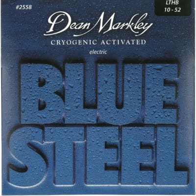 Dean Markley 2558 Blue Steel Electric Guitar Strings Light Top/Heavy Bottom 10-52 image 1