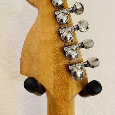 Electra 2275N Avenger Stratocaster Style Guitar Matsumoku w/Tweed Case 1974 - Dark Walnut image 19