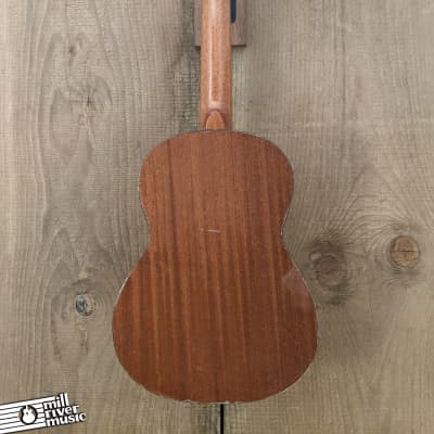 Strunal 5454 1/4 Size Vintage Classical Acoustic Guitar / 6-String Ukulele Natural image 5