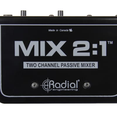 Radial MIX2:1 Two Channel Audio Combiner & Mixer image 1