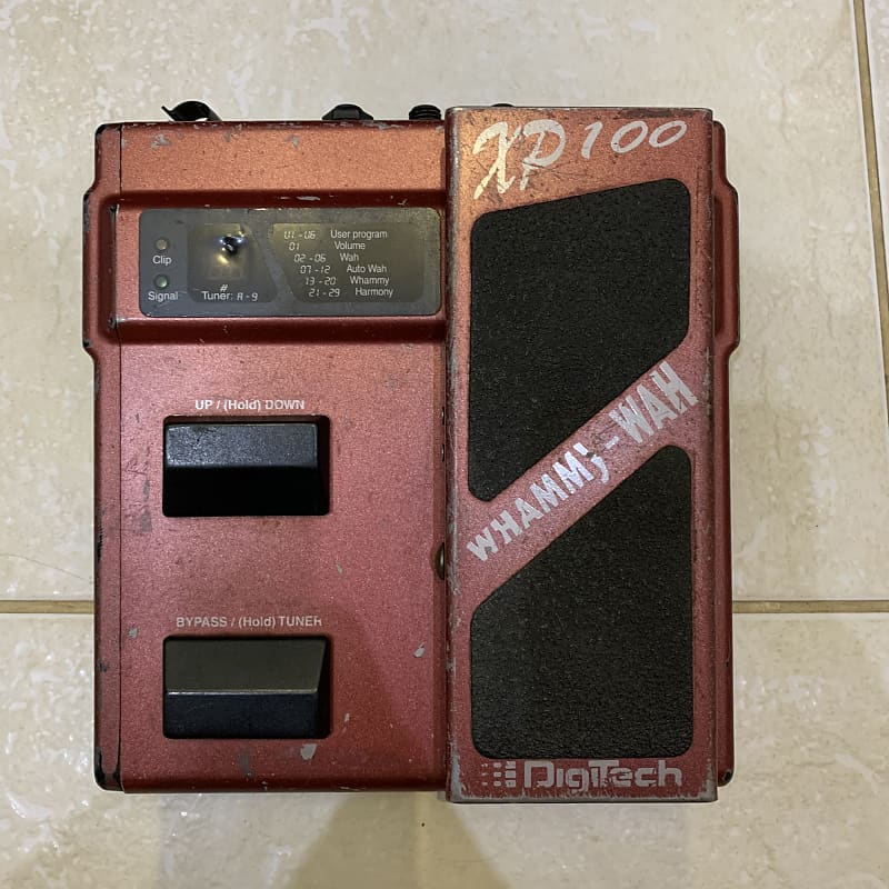 DigiTech XP-100 Whammy Wah 1990s - Red Rare! Dive bombs harmony pitch shifter octave octaver harmonizer multi effects processor image 1