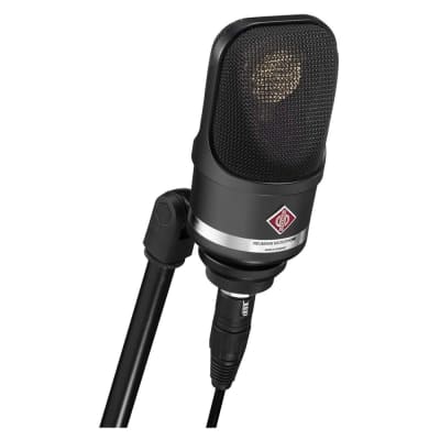 Neumann TLM 107 Multi-Pattern Large Diaphragm Condenser Microphone (Black) Bundle with AKG K240 Studio Pro Headphone and XLR-XLR Cable image 6