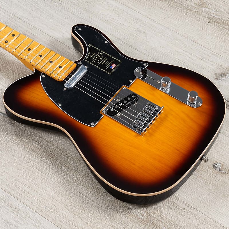 Fender Ultra Luxe Telecaster Guitar, Maple Fretboard, 2-Color Sunburst image 1