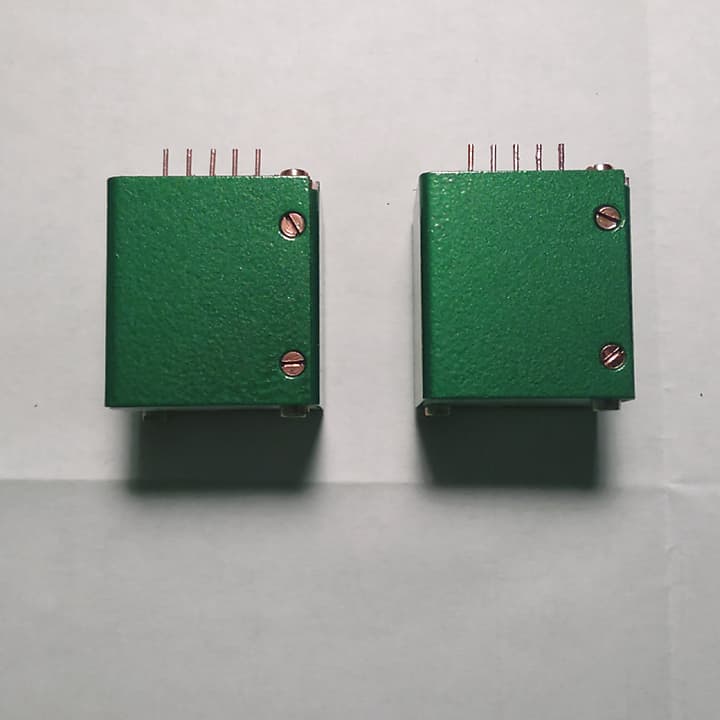 Neve mic preamp input transformer PAIR green old reissue Reverb