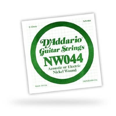 D'Addario Single Nickel Wound .044 String image 3