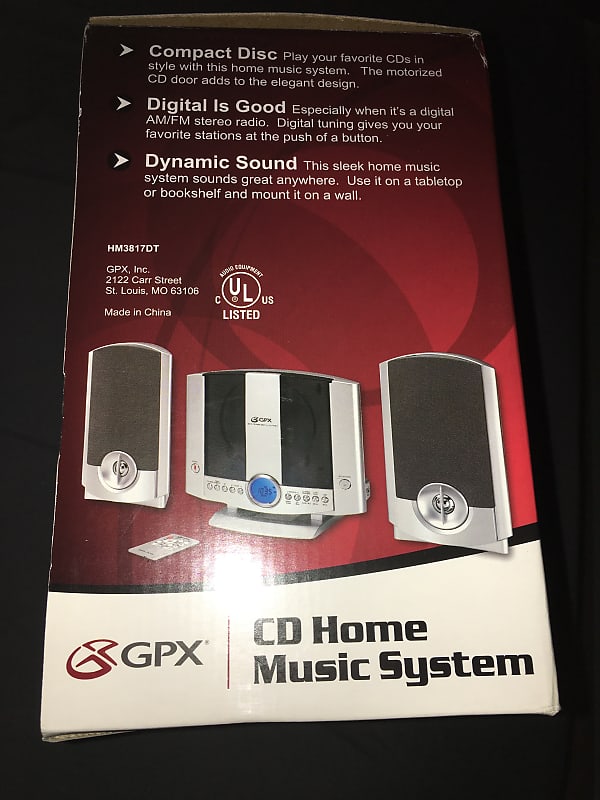 Gpx hm3817dtblk cd home best sale music system