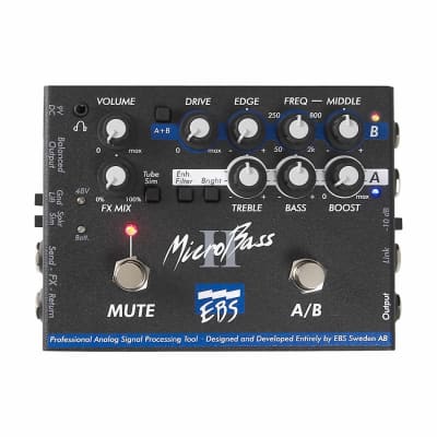 ■EBS  MICROBASS2 エフェクター EBS MicroBass II 2015 | Reverb