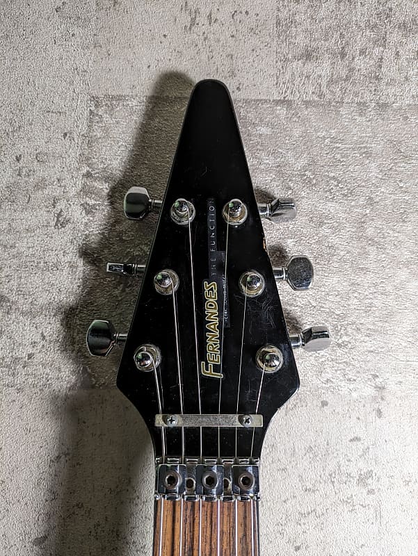 Fernandes BSV Flying V 80's Made in Japan Black FRT Floyd