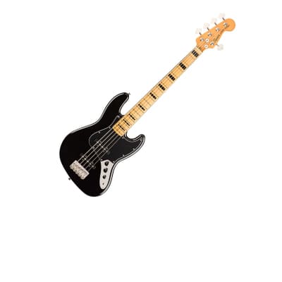 Classic Vibe 70s Jazz Bass V Maple Fingerboard Black for sale