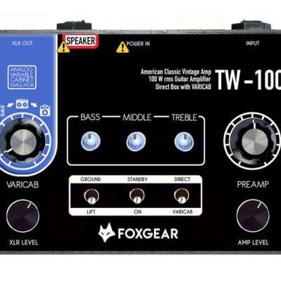 Foxgear Tw 100   Amplificatore Per Chitarra A Pedale 100 W for sale