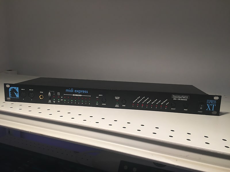 MOTU MIDI Express XT SERIAL MIDI Interface, c.1996, Black Reverb