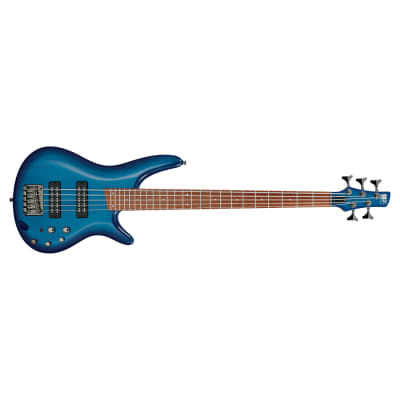 Ibanez SR375E SR Series 5-String Bass, Jatoba Fretboard, Sapphire Blue for sale