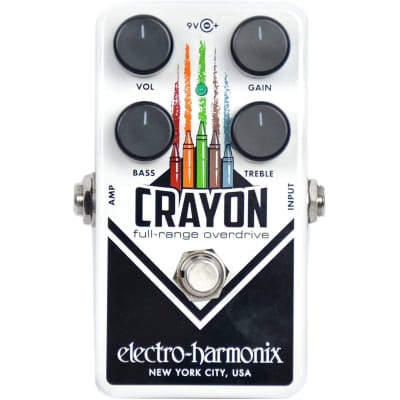Electro Harmonix Crayon Guitar Overdrive Effects Pedal image 3