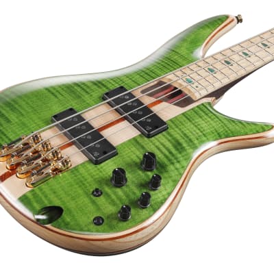 Ibanez SR4FMDX-EGL 35th Anniversary SR Premium 4-String Emerald Green Low Gloss, Limited Edition for sale