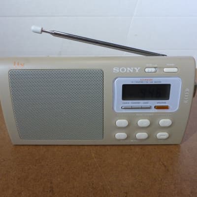 Sony ICF-506 Analog Tuning Portable FM/AM Radio & Sony ICFP26 handheld Radio  plus BONUS headphones | Reverb