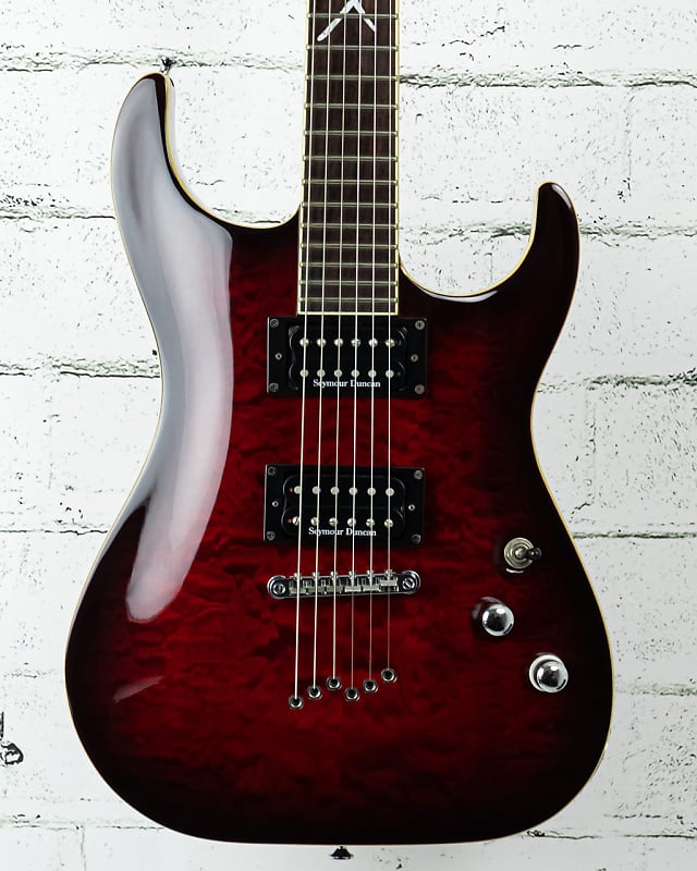 Washburn X-50QPRO Transparent Red Quilt | Reverb